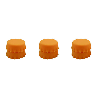 2/6/12pcs Silicone Beer Bottle Caps – Preservative Covers for Wine, Vinegar, Soy, and Cocktail Bottles