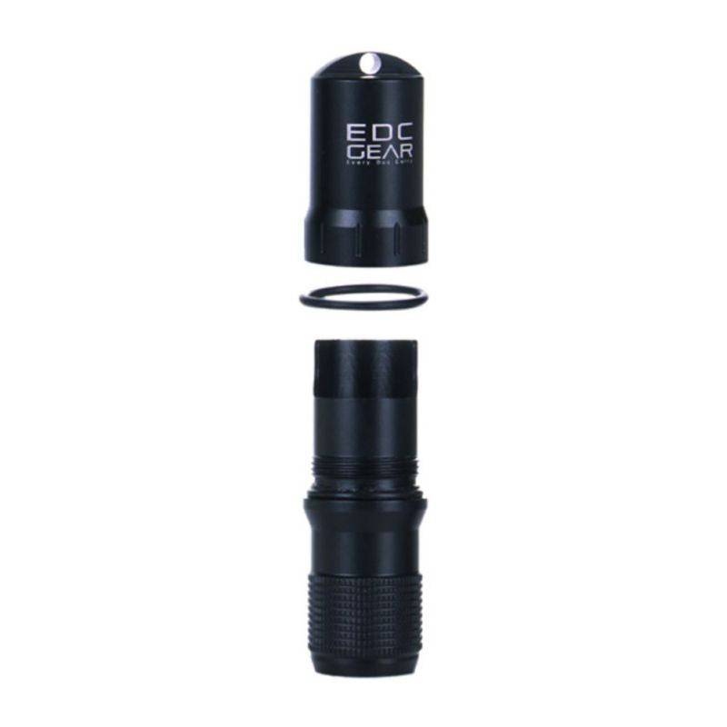 Capsule EDC Waterproof Box – Survival Pill & Match Case, Seal Trunk Container for Hike Storage and Protection
