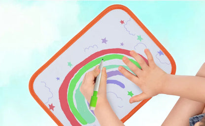 TUNJILOOL Montessori Busy Board – Early Educational Toy for Toddlers, Felt Cloth Story Book, 3D Shape & Color Match
