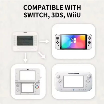 Universal Chargeable Amiibo Emulator Writer – Bluetooth-Compatible Gaming Accessory for Switch & Wii U Allmiibo Simulator Tool
