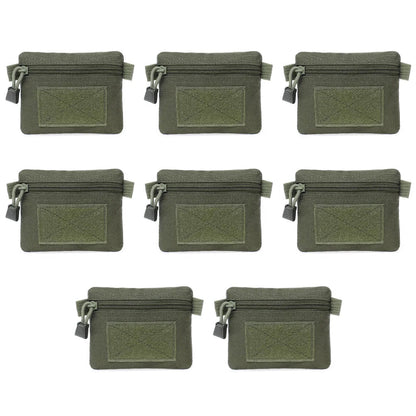 Outdoor Waterproof EDC Molle Wallet — Portable Travel Zipper Waist Pouch for Camping, Hiking & Hunting