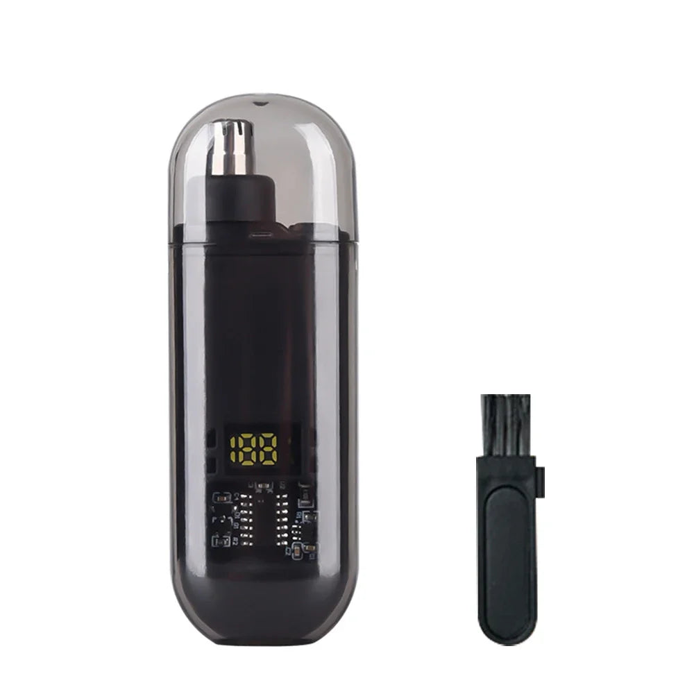 Rechargeable Nose Hair Trimmer - Portable Electric Hair Remover for Men with Eyebrow Shaving & Precision Clipping