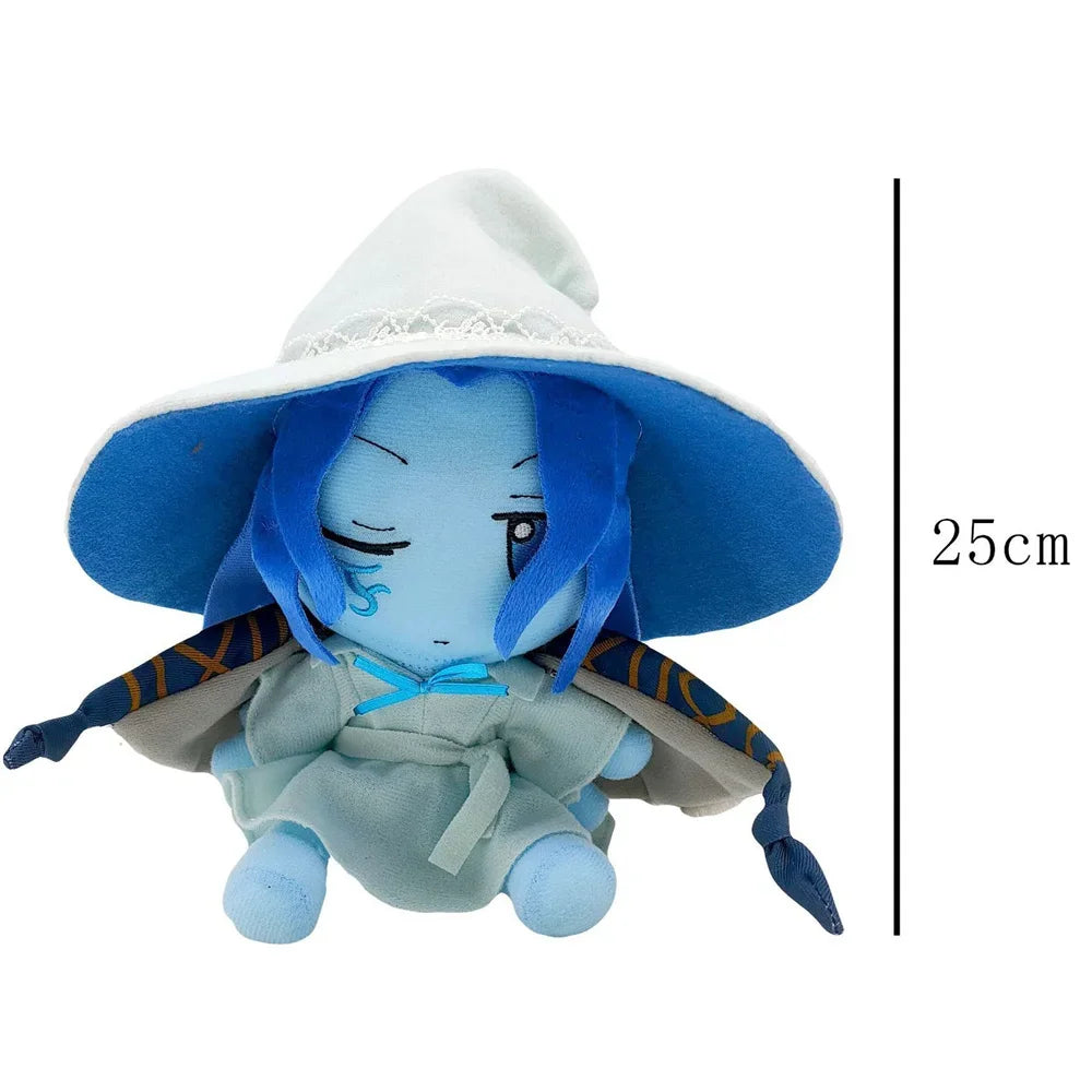 Fumo Ranni Plush Doll – Smoke the Snow Witch Soft Stuffed Toy with Removable Hat & Cloak, Gift for Kids & Fans