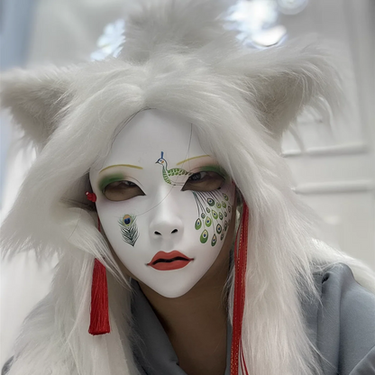 Journey to the West Spider Spirit Cosplay Mask — Anime Roleplay Masquerade Mask for Halloween & Party Decorations