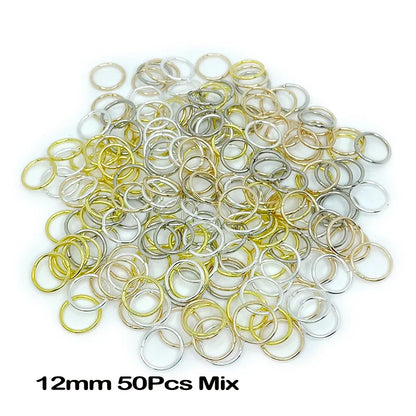 5–50PCS Mixed Color Dreadlock Hair Accessories — Beads, Clips, Cuffs & Rings for Braids and Dreadlocks Jewelry