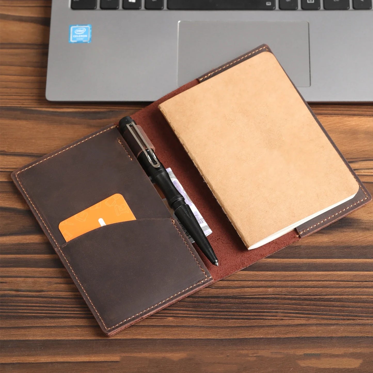 Leather Journal Cover for Field Notes – Fits 3.5" x 5.5" Notebooks (Cover Only)