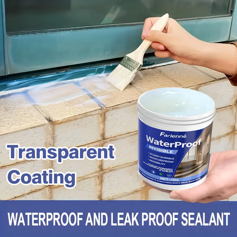 150g Transparent Waterproof Sealant - Nano Leak-Proof Crystal Clear Sealing Glue