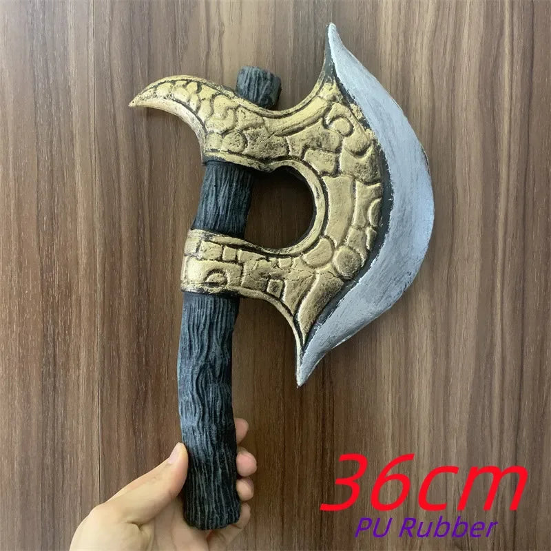 Halloween Cosplay Knife Prop - PU Safety Short Knife Replica for Role Playing & Costume Events
