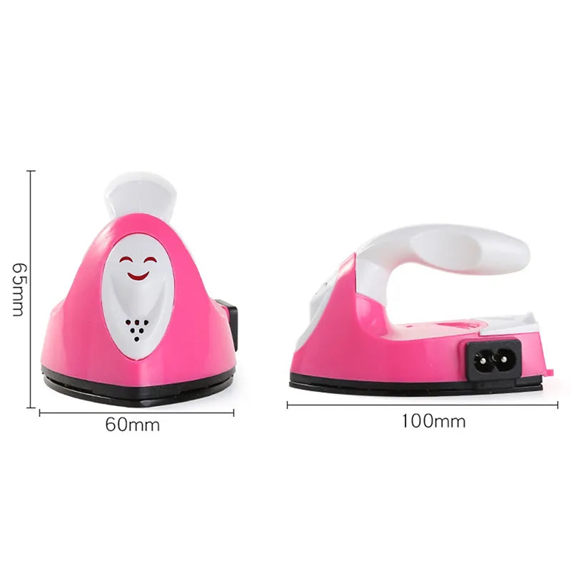 Mini Craft Iron: Portable Electric Heat Press for DIY, Small Iron for Clothes, Laundry Appliances with EU/US Plug
