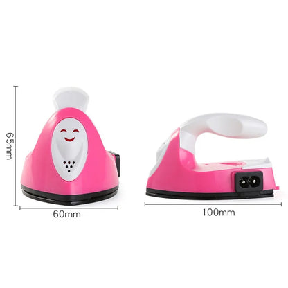 Mini Craft Iron: Portable Electric Heat Press for DIY, Small Iron for Clothes, Laundry Appliances with EU/US Plug