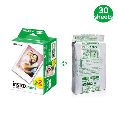 Fujifilm Instax Mini White Edge Film – 10/20 Sheets for Mini 11, 9, 8, 25, 50s Instant Cameras