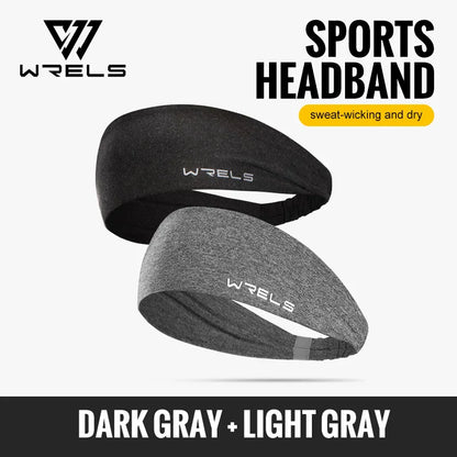 WRELS Moisture-Wicking Sports Headband – Breathable Non-Slip Sweatband for Running, Gym & Fitness (Men & Women)