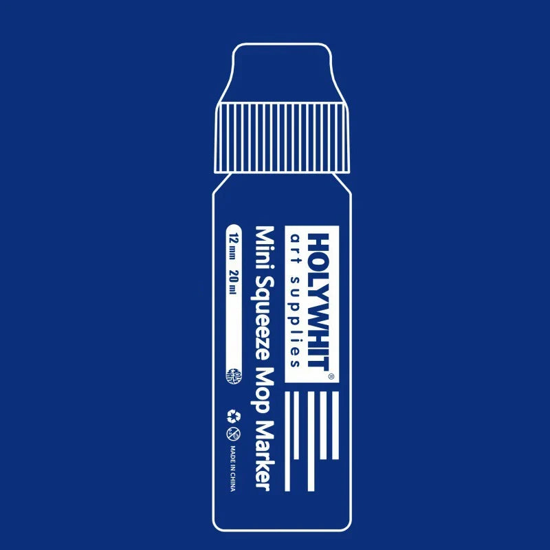 Mini Graffiti Paint Marker Pen - 12mm Waterproof Fluorescent Ink Signature Pen with Round Tip for Art, DIY & Creative Projects