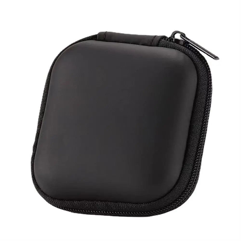 Shockproof Waterproof Headphone Case – EVA Hard Shell Carrying Box with Double Zipper & Dustproof Design