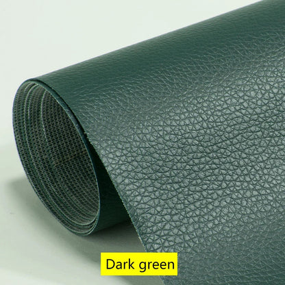 100x137cm Black Self-Adhesive Leather Repair Tape – DIY Sticky Patch for Sofa & Leather Repairs
