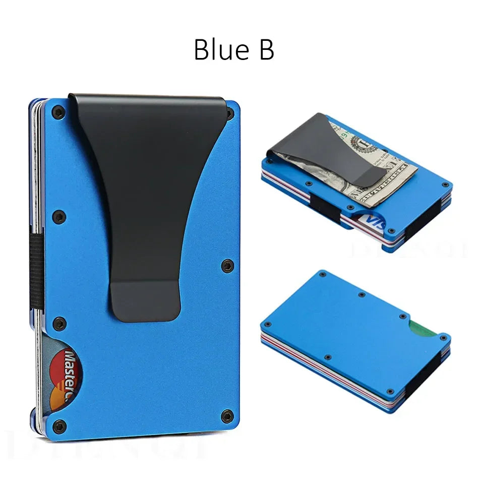 Carbon Fiber Minimalist Slim Wallet for Men – RFID-Blocking Credit Card Holder & Cashback Cardholder Case
