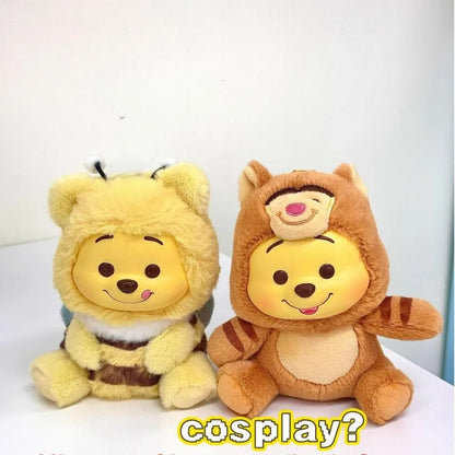 Disney Winnie the Pooh Vinyl Blind Box – Naughty Party Pooh Bear Mystery Pendant Toy, Cute Surprise Doll Gift