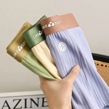 5PCS Men's Striped Boxer Shorts - Funny Comfortable Underwear with U-Convex Design