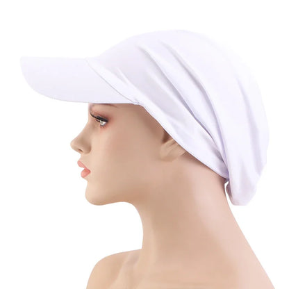 Muslim Women’s Turban Hijab Baseball Cap – Wide Brim Sun Hat, Sports Bonnet & Outdoor Headscarf for Sun Protection