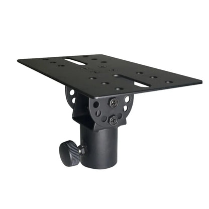 Metal Mount Tripod Pole DJ Speaker Stand Adapter – Rotatable 35mm Top Cap, Sturdy Construction for Music Instruments