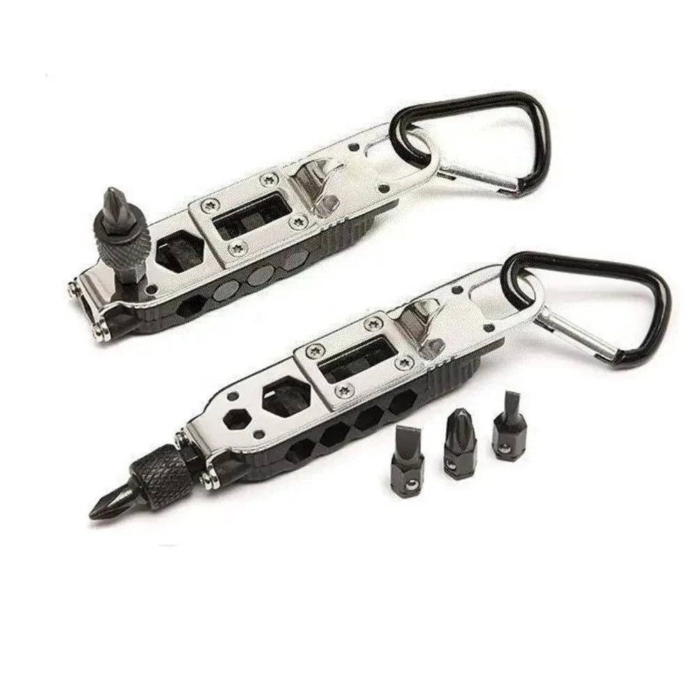 Multifunctional Mini Screwdriver - Portable EDC Keychain Steel Repair Tool