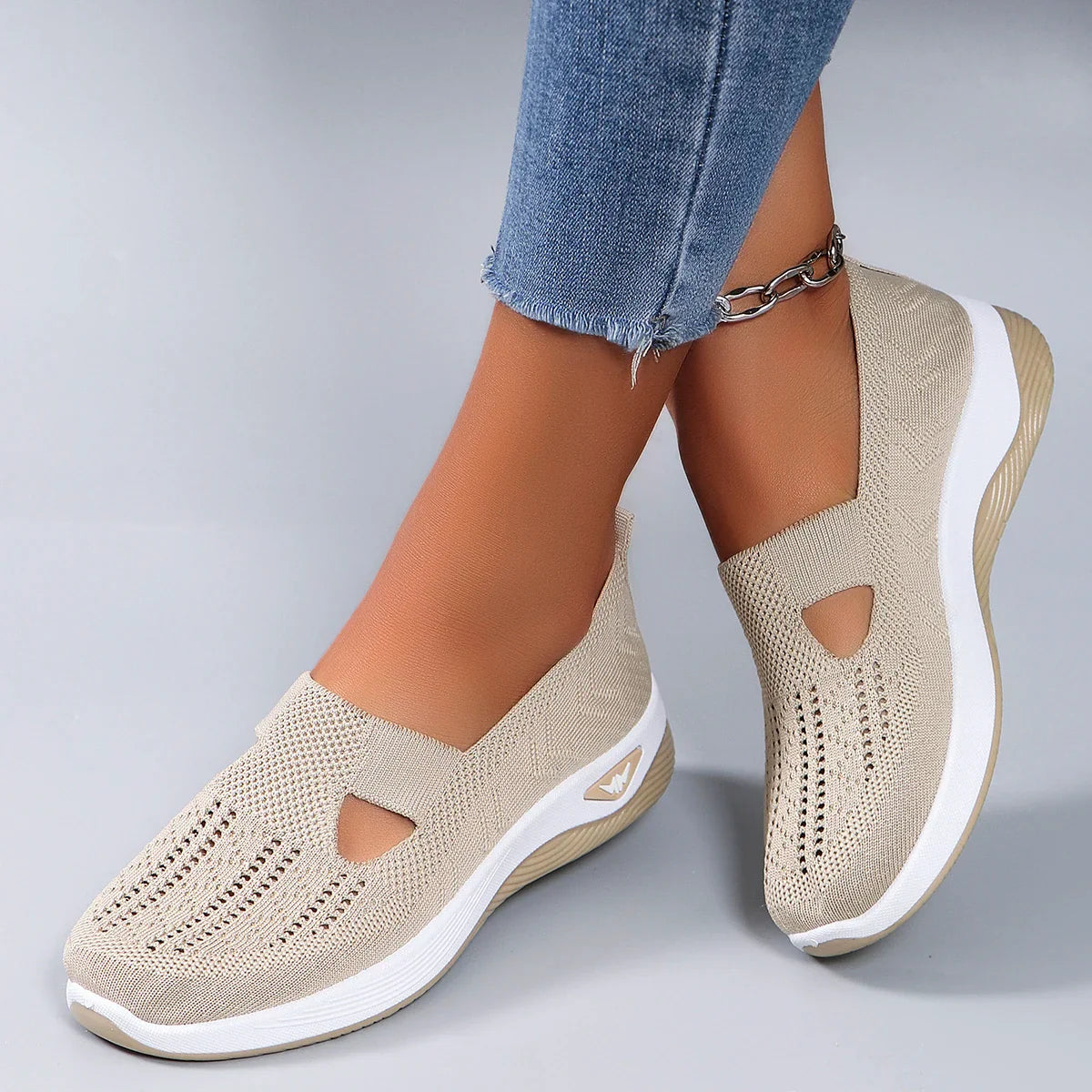 Spring Women's Sports Shoes – Breathable, Lightweight, Non-Slip, Wear-Resistant Casual Sneakers
