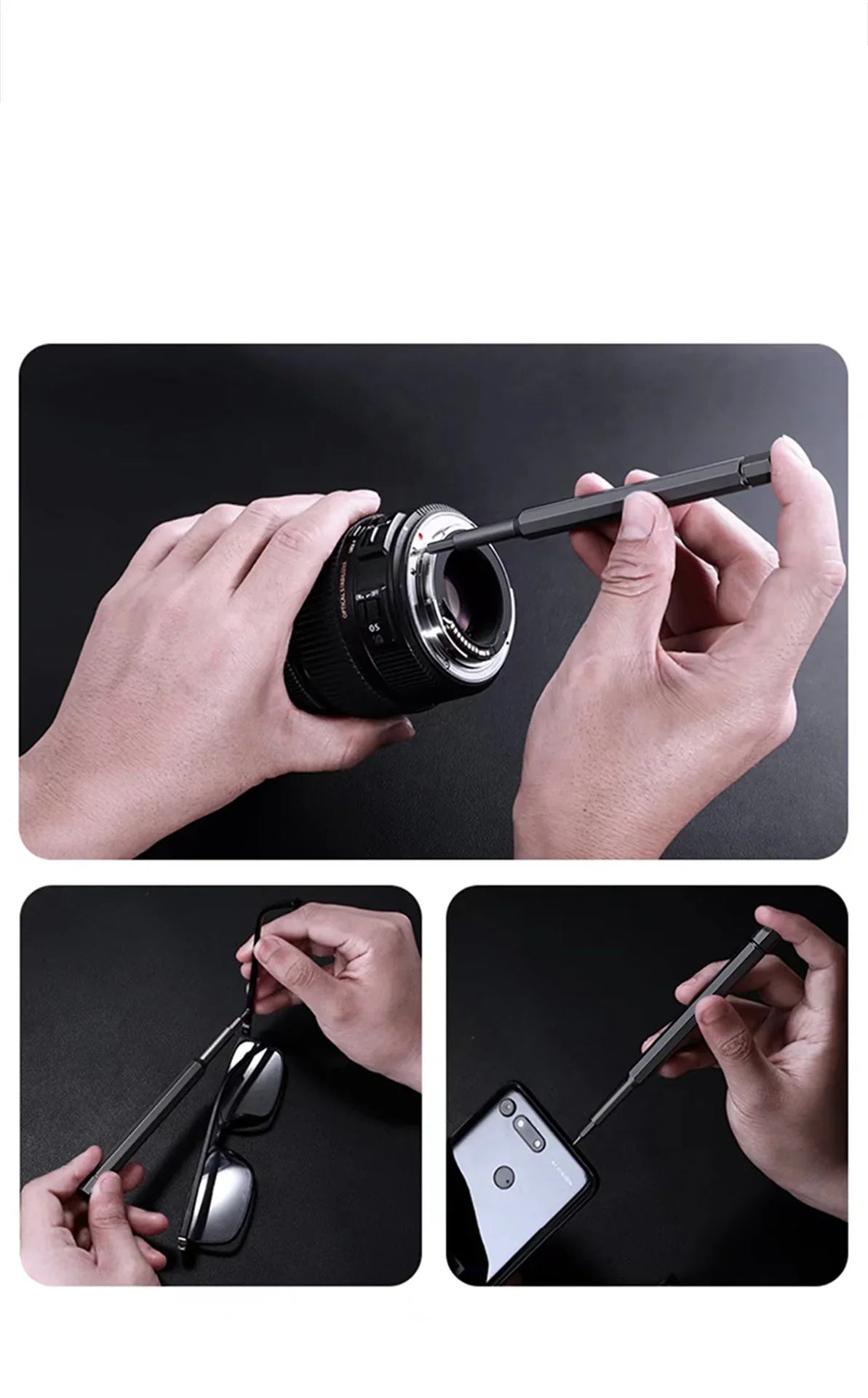 Magnetic Precision Screwdriver Set - 25-in-1 with 24 Mini Pocket Screwdrivers for Mobile, PC & Camera Repair
