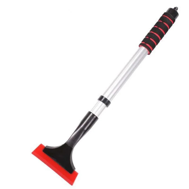 Extendable Aluminum Ice Scraper & Snow Brush – Telescopic Extra-Long Car Windshield Shovel
