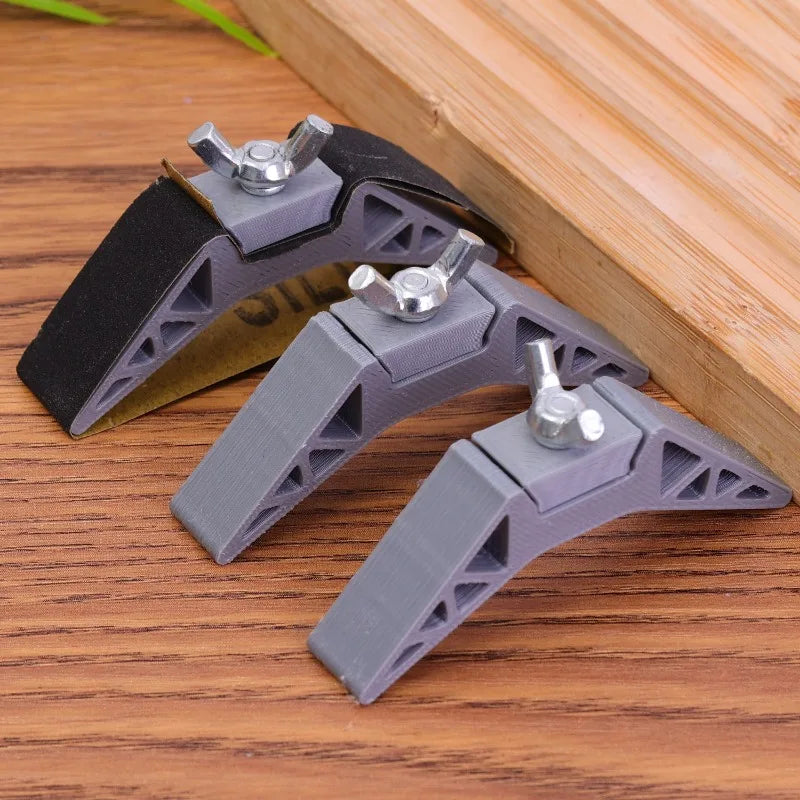 Adjustable Handheld Curved Grinding & Polishing Sander — Flat & Curved Surface, Tension Sandpaper (1/5 pcs)