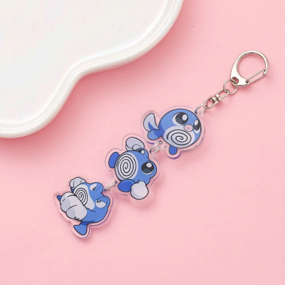 Anime Acrylic Keychain – Cute Cartoon Car Bag Pendant, Creative Gift for Friends & Fans, Fun Keyring Charm