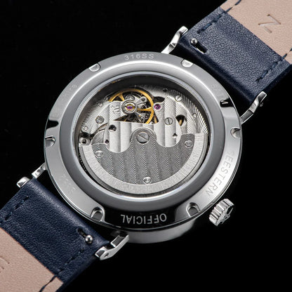 SEESTERN 2024 Men’s Automatic Watch — Ultra-Thin Luxury Business Wristwatch with ST1701 Movement, Fashion Casual Timepiece
