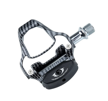RACEWORK Carbon Fiber Road Bike Pedals Ultra-Light SPD Keo Self-Locking Professional Cycling Pedals