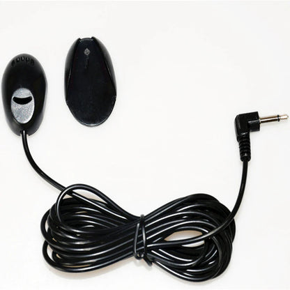 3.5mm Wired Car Microphone Mini – Hands-Free Audio Mic for Stereo, DVD & Radio Player (Paste Mount)
