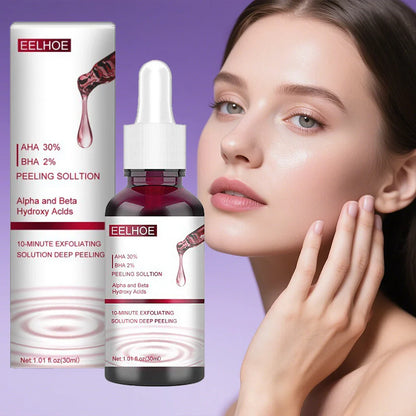 AHA 30% + BHA 2% Exfoliating Face Serum — Salicylic Acid Pore Shrink, Moisturizing & Oil Control Skin Care Essence