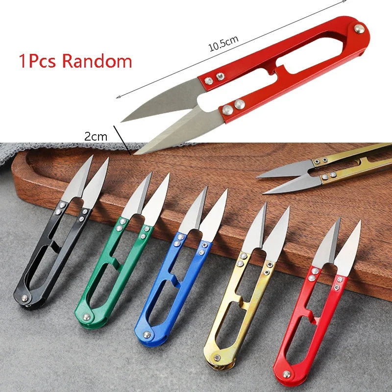 Folding Travel Scissors - Mini Portable Embroidery & Craft Scissors for Sewing, Thread & Tailoring