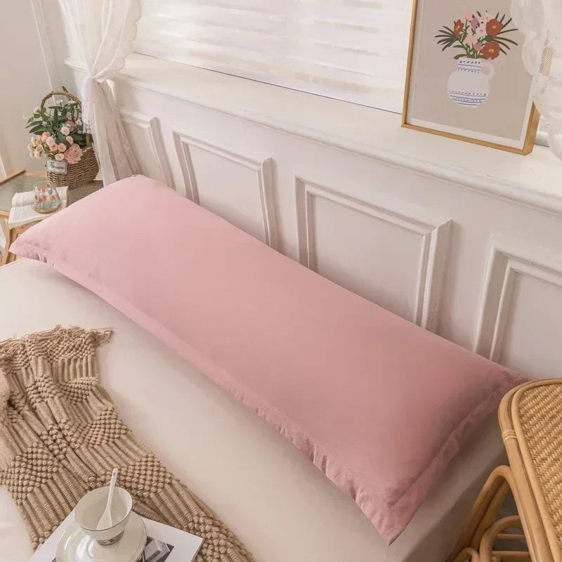 Skin-Friendly Couple Pillowcase – Cozy Polyester Hugging Pillow Cover, Large 120/150/180cm