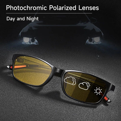 Photochromic Polarized Sunglasses — Day & Night Ultra-Light Driving Sunglasses for Men and Women