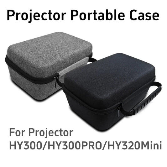 Portable Protective Case for Projector, Fits HY300, HY300Pro, HY320Mini, Smart Bluetooth Speaker, with Handle for Easy Carrying