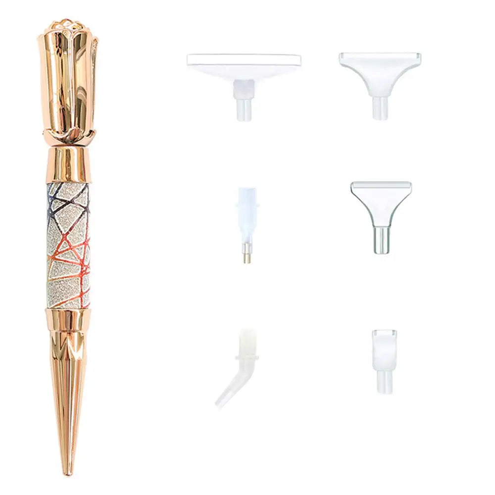 5D Diamond Painting Pen Kit – Glitter Sparkle Drill Pens for Cross Stitch, Embroidery, DIY Crafts & Nail Art