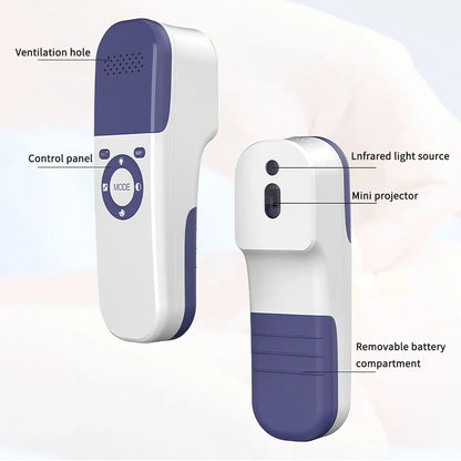 QV500 Rechargeable Vein Finder – Portable Infrared Medical Viewer for Nursing, Visible Vein Detection