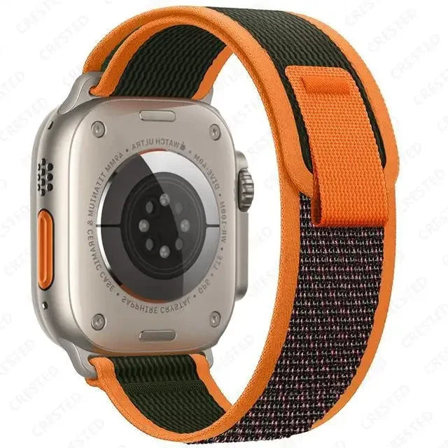 Trail Loop Strap for Apple Watch – Adjustable Band for 49mm 45mm 44mm 42mm 41mm 40mm, Compatible with Series 9 8 7 6 SE 5 4 3