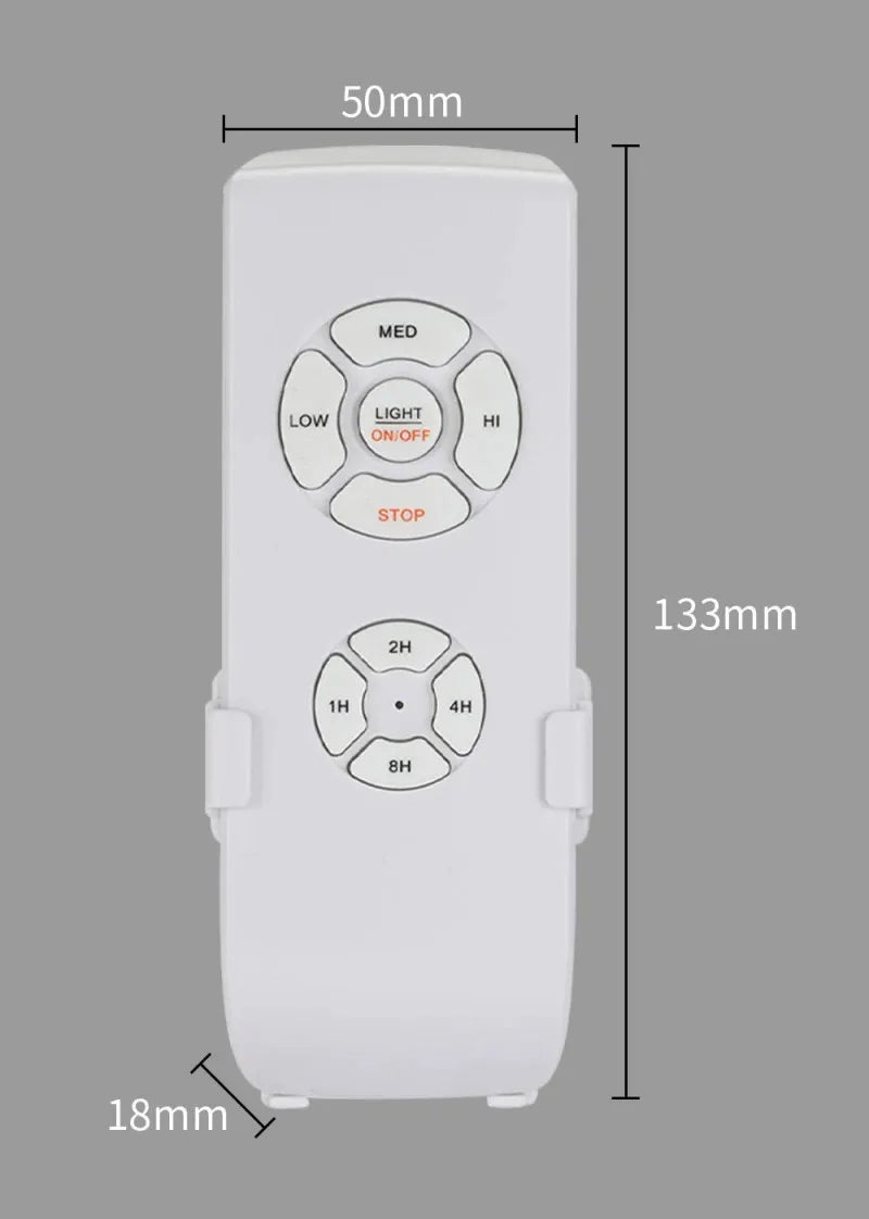 Tuya WiFi Smart Ceiling Fan Light Kit – Remote & App Control, Adjustable Speed, Alexa & Google Home Compatible