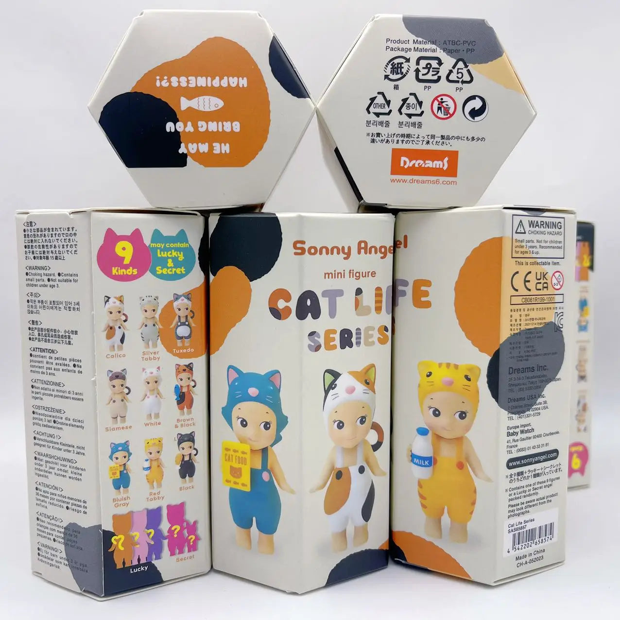 New Sonny Angel Meow Meow Daily Cat Life Series Blind Box – Anime Figure Ornament Toy Doll Gift