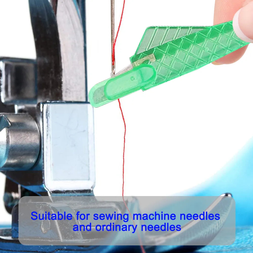 20Pcs Automatic Needle Threader: Hand Sewing Machine DIY Tool - Thread Auto Needle Cross Stitch Sewing Accessories for Home