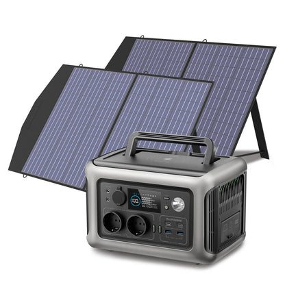 ALLPOWERS R600 Solar Generator - 600W, 299Wh LiFePO4 Portable Power Station with Optional Solar Panel and Solar Charger for Camping