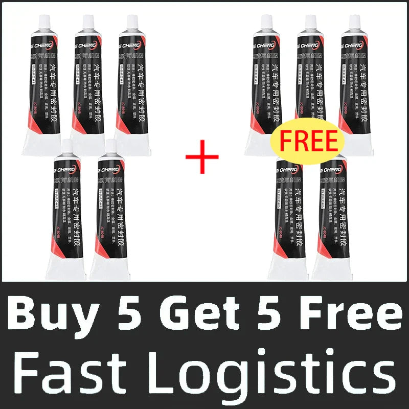 50ML Automotive Waterproof Sealant Glue – High Temperature Car Sunroof & Chassis Repair Adhesive for Sealing Strips & Components
