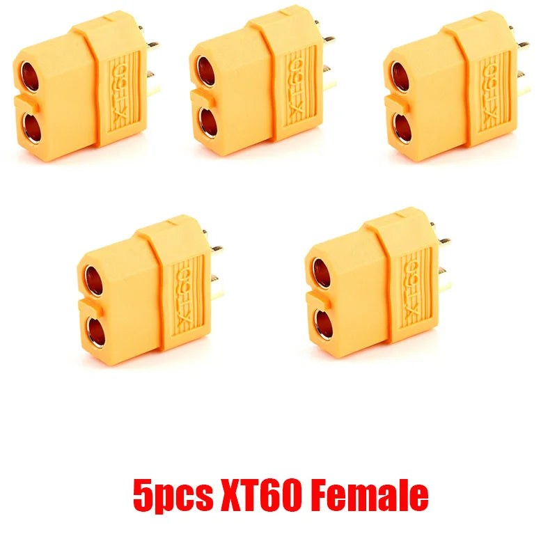 RC Lipo Battery Bullet Connectors: XT60 XT-60 Male Female, XT30 XT90 Plugs - Drone Airplane Accessories