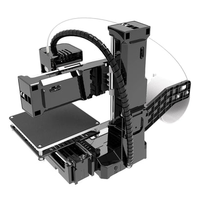 EasyThreed K9 Mini 3D Printer – User-Friendly Entry Level Printer, FDM Technology, Compatible with TPU & PLA Filament (1.75mm), Black
