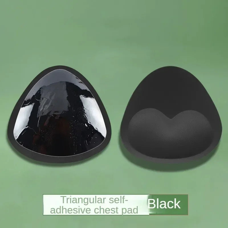 3D Thicken Chest Pads Bikini Set – Push-Up Padded Swimsuit with Silicone Bra Pads & Nipple Cover for Women