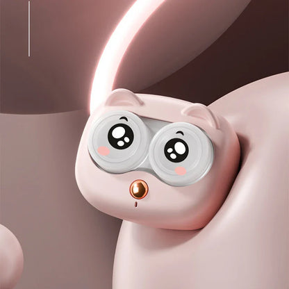 Portable Ultrasonic Contact Lens Cleaner Case – Removable Box Cleaning Machine for Removing Tear Protein & Lens Hygiene Care